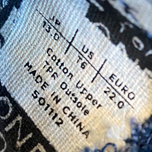 TOMS Kids - Baby Tom's Tiny Alpargata Canvas Size 6 T Walker Shoe - Picture 11 of 11